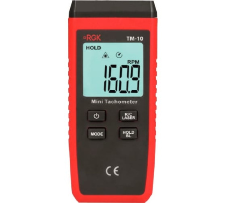 Тахометр RGK TM-10 купить по низкой цене | МАКСПРОФИТ