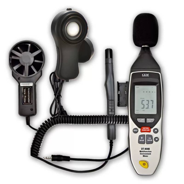 Многофункциональный измеритель окружающей среды CEM DT-859B купить по низкой цене | МАКСПРОФИТ